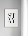 【SALE セール】NOUROM | STAY | A3 アートプリント/ポスター【北欧 シンプル ミニマル インテリア おしゃれ】