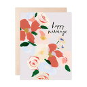 OUR HEIDAY HAPPY MARRIAGE BOUQUET CARD グリーティングカード【メッセージカード 手紙 オシャレ】