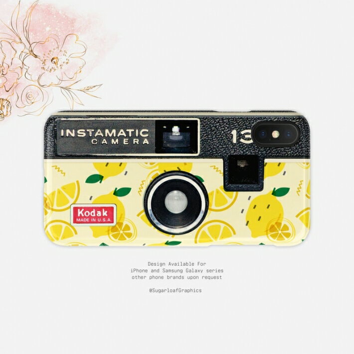 SALE ۡiPhone X/XSSUGARLOAF GRAPHICS | YELLOW LEMON CAMERA | iPho...