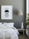 PROJECT NORD MARBLE PHASES OF MOON POSTER アートプリント/ポスター (50x70cm)【北欧 デンマーク シンプル おしゃれ】