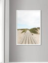 【SALE セール】NOUROM | BEACH SANDHAMMAREN, SWEDEN #1 | A3 アートプリント/ポスター【北欧 シンプル ミニマル ...