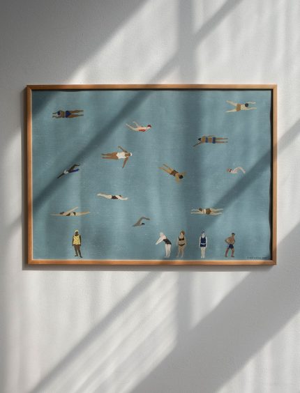 FINE LITTLE DAY | SWIMMERS POSTER | ȥץ / ݥ (50x70cm) ̲ ץ 륤ƥꥢ ƥꥢ  ס  ݥѥͥ  ȥѥͥ ȥܡ  art ޯ ե ץ쥼 ...