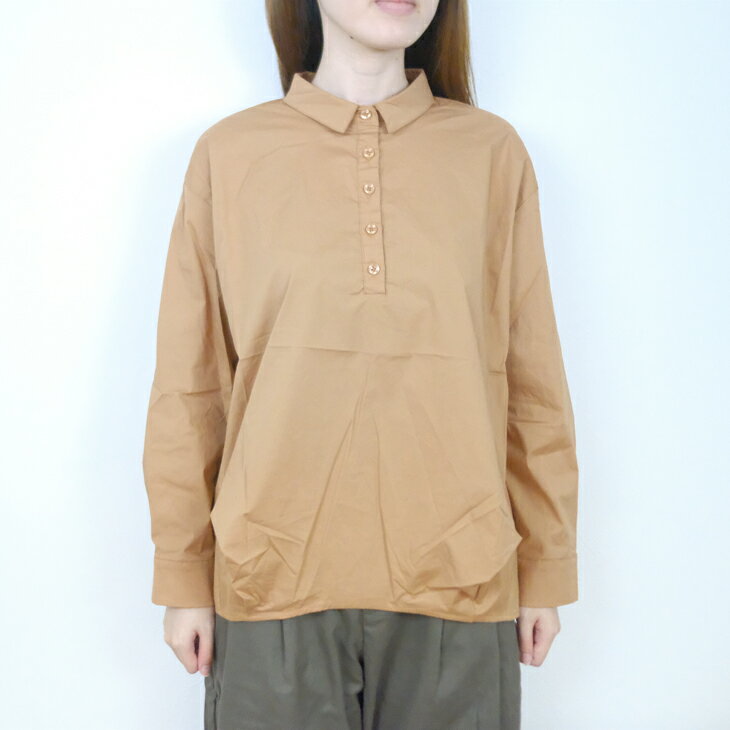 【SALE セール】KELEN (ケレン) | Back Balloon Silhouette Blouse "Holly" (camel beige) | トップス【レディース キャメルベージュ カジュアル おしゃれ 長袖】kb2