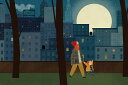 【メール便送料無料】BLANCA GOMEZ | CITY MOON | A4 アートプリント/ポスター