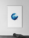 NOUROM | WATERCOLOR DROPS #2 | アートプリント/ポスター (50x70cm)【北欧 シンプル ミニマル インテリア おしゃれ】