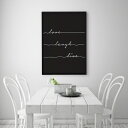 LOVELY POSTERS | LOVE LAUGH LIVE PRINT | アートプリント/ポスター (50x70cm)【北欧 シンプル おしゃれ シンプ...