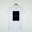 【SALE セール】Vim Tees Trendy quote missing T-shirt Tシャツ (M/Lサイズ)【タイポグラフィ ミニマリスト】