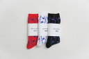 decka -quality socks- x BRU NA BOINNE Pile Socks / Rose ソックス【デカ 靴下 シンプル かわいい 花柄】