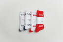 decka -quality socks- x BRU NA BOINNE Pile Socks / Love Peace ソックス【デカ 靴下 シンプル かわいい】