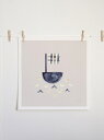 【SALE セール】SILKE BONDE | SAIL AWAY POSTER | アートプリント/ポスター (50x50cm) 【北欧 デンマーク インテリ...