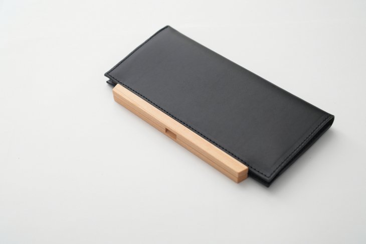 yuruku (륯) | Wood Plate Folder Long Wallet (black) |  쥶åȡ̵ ץ 񻺡 󥰥å Ĺ ǥ    ܳ ե ץ쥼 ץ쥼  ץ? ʥ  ̲