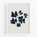 MICUSH | BOTANICAL SILHOUETTE - FALSE SHAMROCK ART PRINT (AP148) | アートプリント/ポスター (30x40cm)