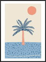 楽天北欧雑貨と音楽 HAFEN ハーフェン【SALE セール】PROJECT NORD | TROPICAL PALM POSTER | アートプリント/ポスター （50x70cm）【北欧 デンマーク インテリア】