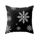 LATTE HOME | SNOWFLAKE BLACK CUSHION COVER | NbVJo[y[֑  mg[ rOz