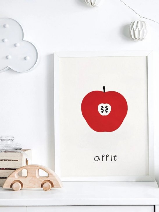 【SALE セール】PROJECT NORD | APPLE KID ROOM POSTER | A3 アートプリント/ポス...