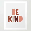 【SALE セール】THE MOTIVATED TYPE | BE KIND (mixed colors) | A3 アートプリント/ポスター【タイポグラフィ ...