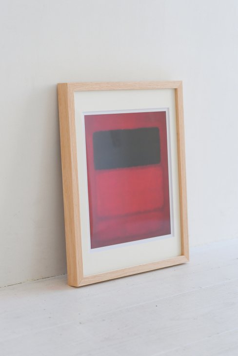 MARK ROTHKO (マーク・ロスコ) | Black over Reds | アートプリント / ポスター フレーム付き【 北欧 モダンアート アートポス...