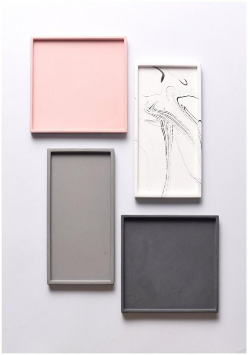 【SALE セール】FOOKYOU | Oblong Cement Tray | トレー 収納 デスクトップオーガナイザー ミニマル アクセサリー アクセサリー...