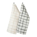 KLASSBOLS | SATER TEA TOWEL (black/beige) | キッチンクロス (50x70cm) 【クラスボルス 北欧 スウェーデン ...