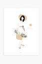 【SALE セール】MICUSH | MODERN WOMEN - DAY DREAMER | アートプリント/ポスター (30x40cm)【北欧 シンプル イ...