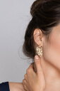 楽天北欧雑貨と音楽 HAFEN ハーフェン【SALE セール】Shlomit Ofir | Matisse Earrings （gold） | ピアス【アクセサリー アンリ・マティス ボタニカル エレガント シンプル ゴールド】