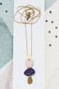 【SALE セール】Shlomit Ofir Calder Necklace (terrazzo blue) ネックレス【アクセサリー カラフル テラゾ シンプル ブルー ジュエリー ペンダント】