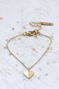 【SALE セール】Shlomit Ofir | Tiny Origami Heart Bracelet (gold) | ブレスレット【アクセサリー 可愛い ...
