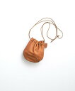 【SALE セール】REN | バルーンショルダー (camel) | バッグ【メール便配送OK レン 無地 シンプル レザーバッグ】
