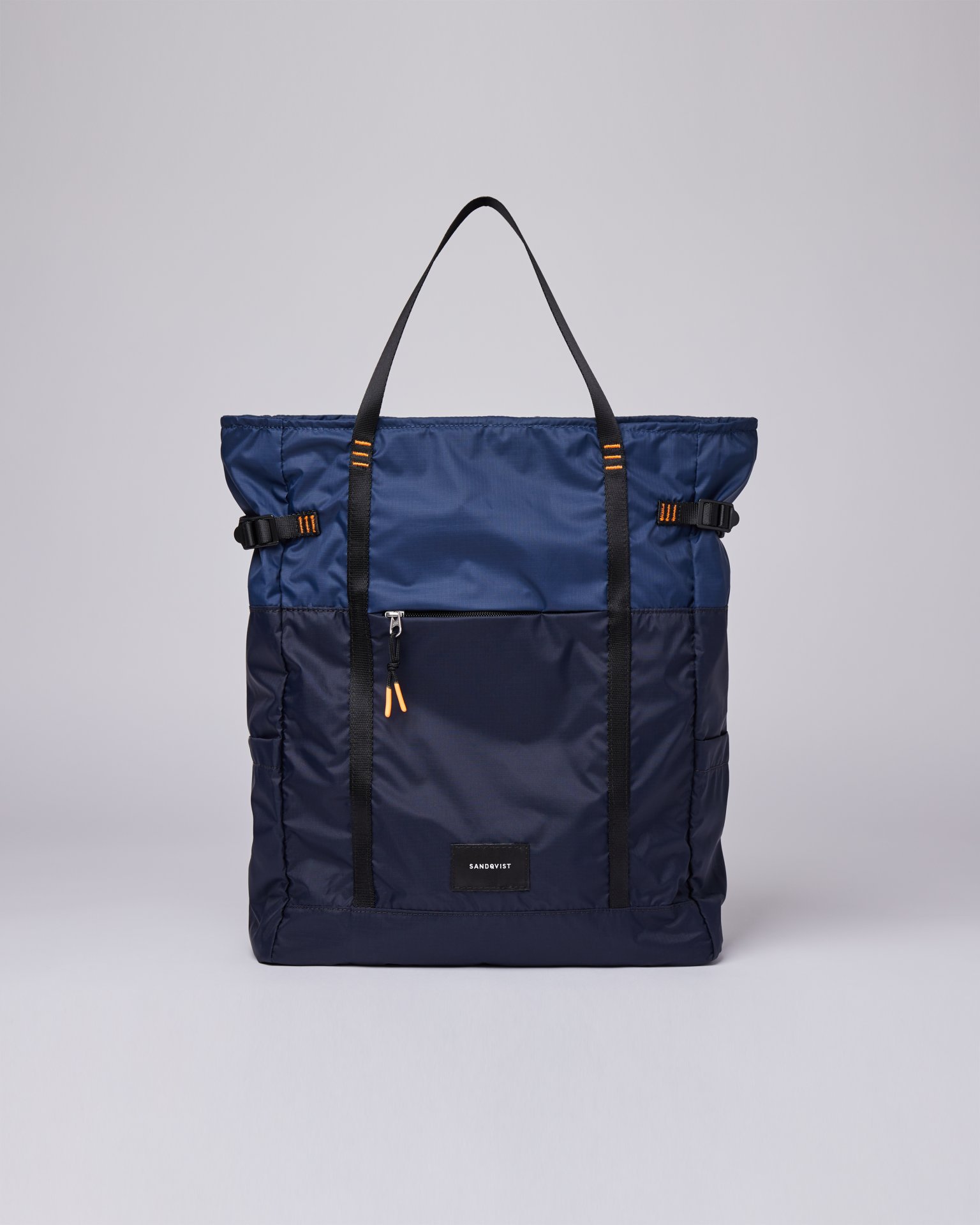 SANDQVIST | ROGER LIGHTWEIGHT (multi navy blue/evening blue) | バッグ 2 way トートバッグ サンドクヴィスト 北欧 スウェーデン リュック ギフト ブルー 旅行 折り畳み 誕生日プレゼント 紺 コンパクト 通勤 ナイロン ネイビー 通学 仕事