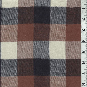 【SALE セール】FRANK & GERTRUDE | Lumberjack hat in Brown and Black Plaid | 茶x黒 | Sサイズ 2