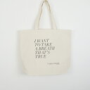 fastcut records | TAKE A BREATHE TOTE BAG (natural x black) | トートバッグ/ショッピングバッグ