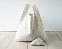 ATELIER SETTEMBRE TOTE BAG (white polka dots) トートバッグ/ショッピングバッグ【メール便送料無料 お買い物バッグ エコバッグ シンプル イタリア】