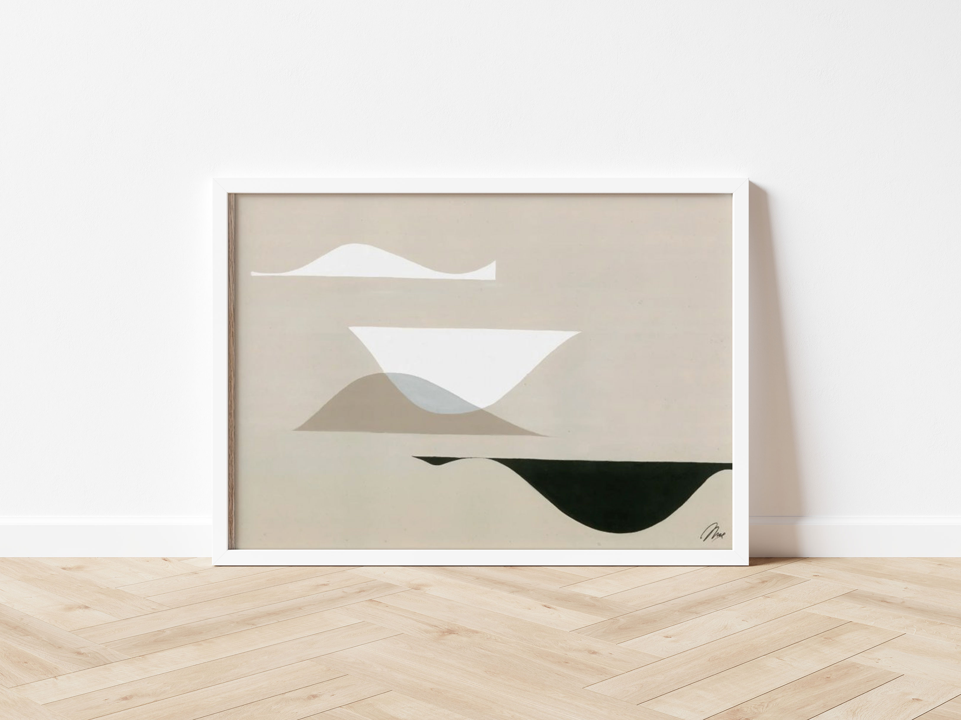北欧雑貨と音楽 HAFEN ハーフェンのPAPER COLLECTIVE | MUSIC 01 | アートプリント/アートポスター (30x40cm)【北欧 シンプル インテリア おしゃれ】｜アングル2