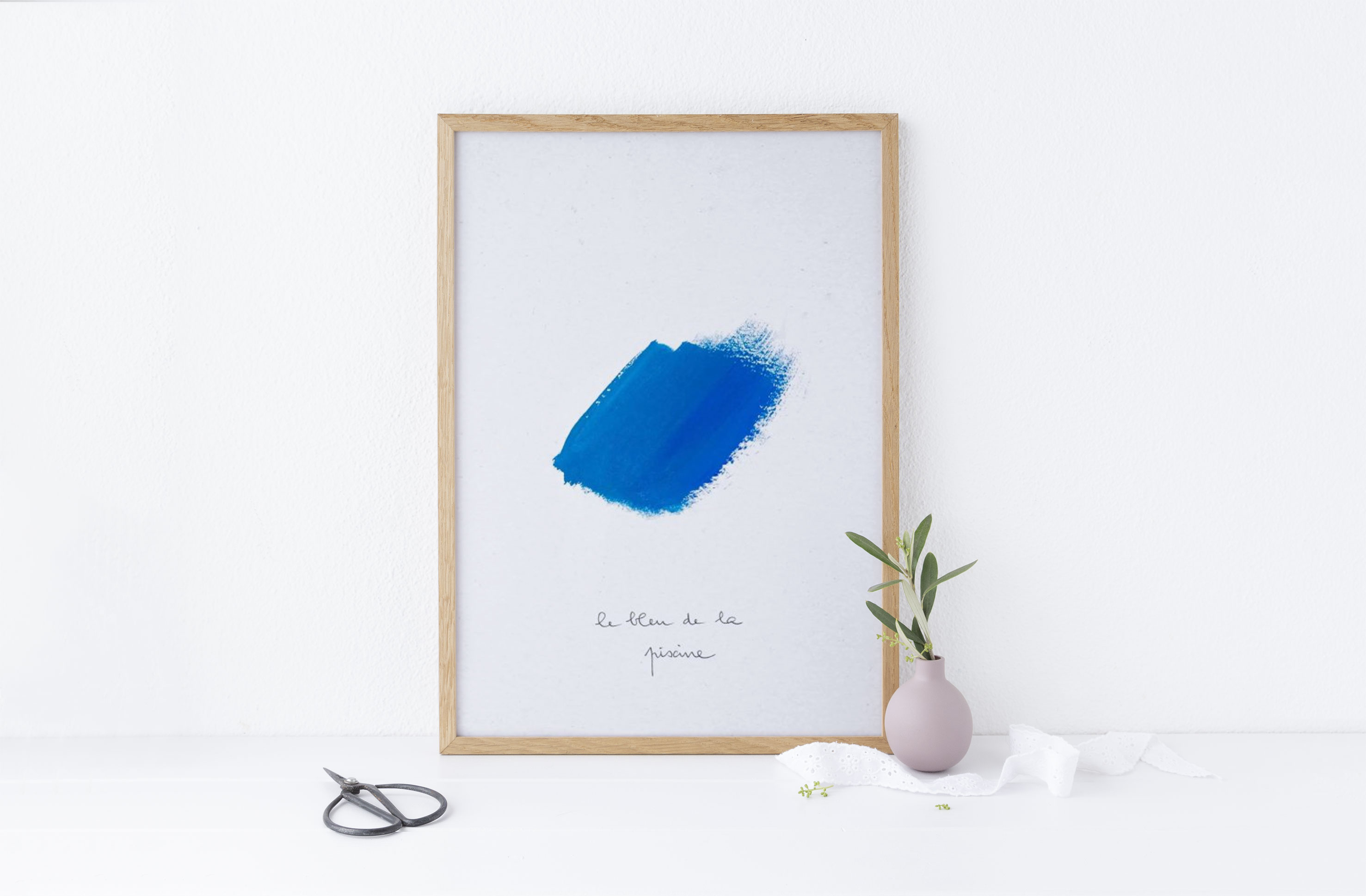 【SALE セール】PAPER COLLECTIVE | LE BLEU II | アートプリント/アートポスター (30x40cm)【北欧 シンプル インテリア おしゃれ】 2