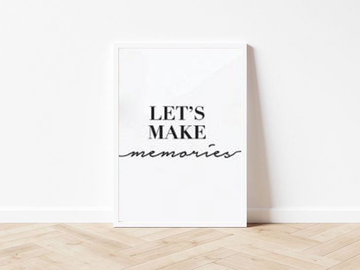 LOVELY POSTERS | LET'S MAKE MEMORIES | A2 アートプリント/ポスター【北欧 シン...