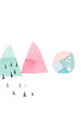 【SALE セール】AMMIKI | ABSTRACT PAINTINGS - WATERMELON | A3 アートプリント/ポスター