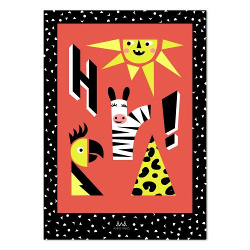 【SALE セール】ANNY WHO | HURRA! POSTER | A2 アートプリント/ポスター