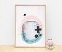 楽天北欧雑貨と音楽 HAFEN ハーフェン【SALE セール】AMMIKI | MODERN ABSTRACT GICLEE PRINT - SOUND | A3 アートプリント/ポスター