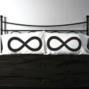 【在庫残り1】【メール便送料無料】XENOTEES HIS HERS INFINITY PILLOW CASE SET 枕カバー/ピローケース（2枚セット）