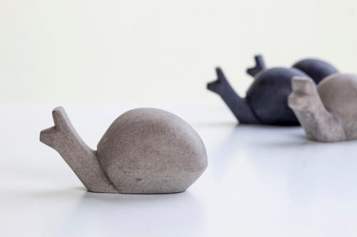 【SALE セール】【IHANNA HOME | SNAIL HOOK (grey) | スネイル・コンクリート・フック