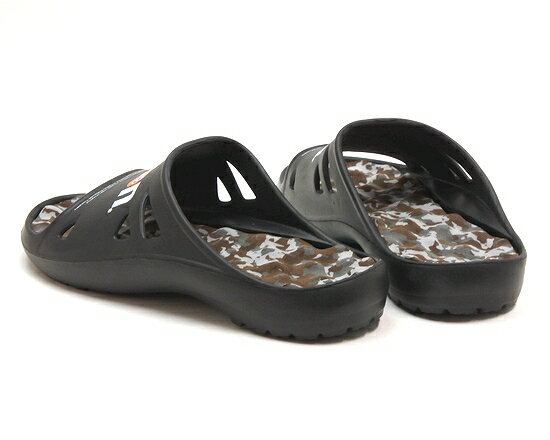 【アウトレット】【訳あり商品】UNION76 メンズ 軽量 EVA コンフォートサンダル 前あき　ブラックカモフラ