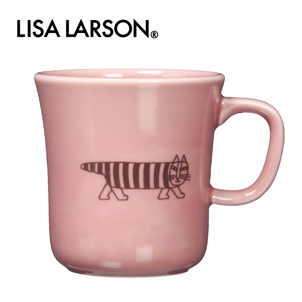 リサラーソン LisaLarson ラインアート マグカップ マイキー 日本製 北欧 マグカップ かわいい ピンク 人気 パステル 300ml 大きめ 電子レンジ対応 猫 キャット プレゼント ギフト ラッピング無料［名入れなし］のサムネイル