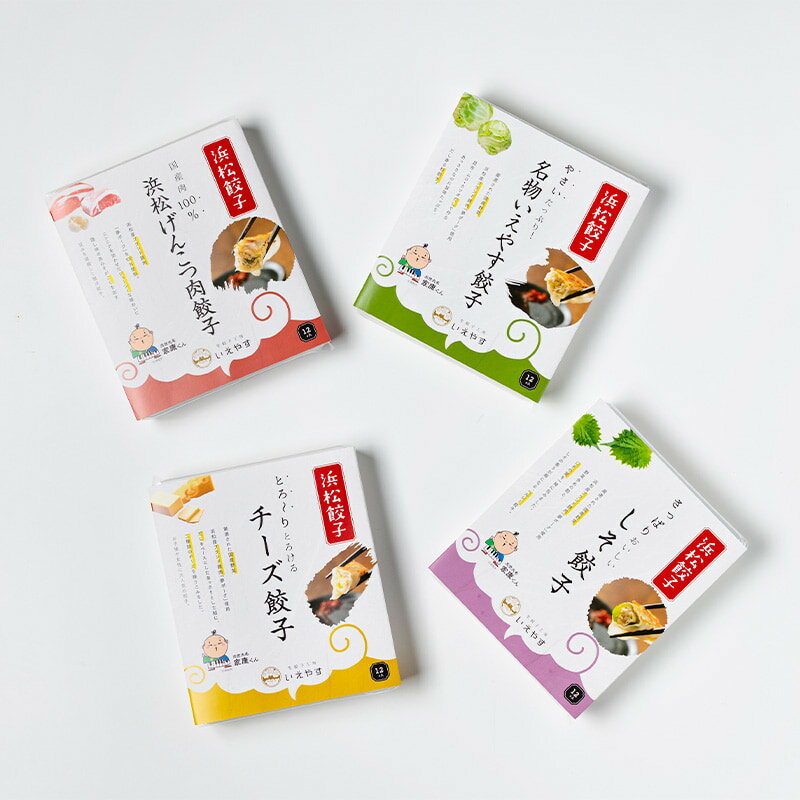 人気浜松餃子店の4種を一度に楽しめる贅沢餃子セット 餃子 冷凍　【行列店の浜松餃子】 餃子 冷凍 いえやす餃子4種を一度に楽しめる4種バラエティーセット 【48個】 浜松ぎょうざ