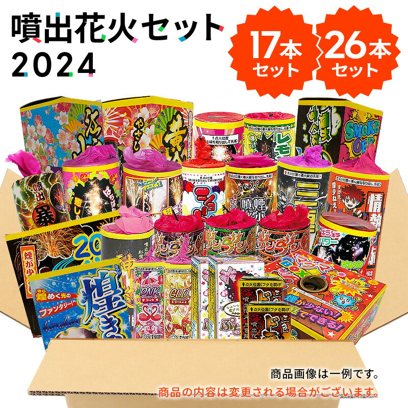 送料無料！噴出花火セット2024No.5 No.6 噴き出し