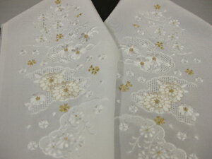 特別価格!礼装用ドロンワーク刺繍半衿SK-158雲取り通販セール