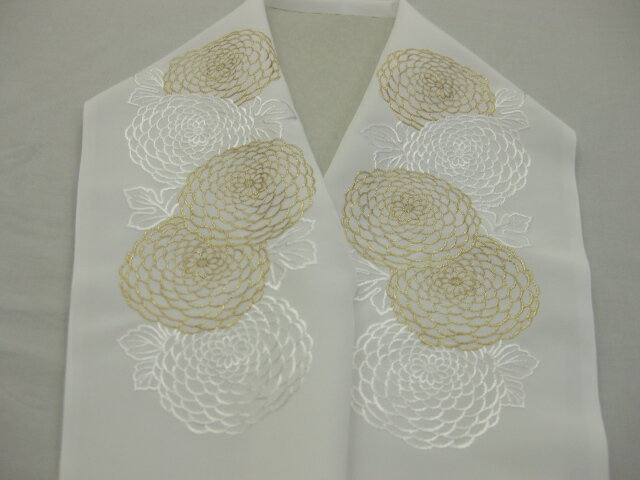 菊柄刺繍半衿 礼装 フォーマル 2