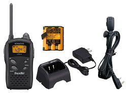 トランシーバー 特定小電力 無線機 インカムケンウッド UTB-10純正急速充電器セット（UPB-5N・UBC-10） HD-24k2イヤホンマイクセット