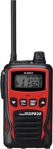 初期設定要らずのACSH機能を新採用アルインコ トランシーバー 特定小電力無線機 無線機 インカム 特定小電力トランシーバー 受信器 防塵 防沫 長時間 コンパクト 小型 交互通話 アルインコ DJ-PB20A 20ch 20チャンネル 対応モデル レジャー アウトドア