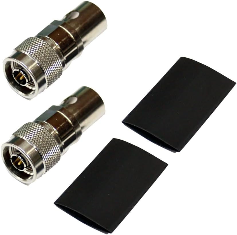 10D-2V 10D-FB用同軸コネクター NP-10X 2個セット クロムメッキ