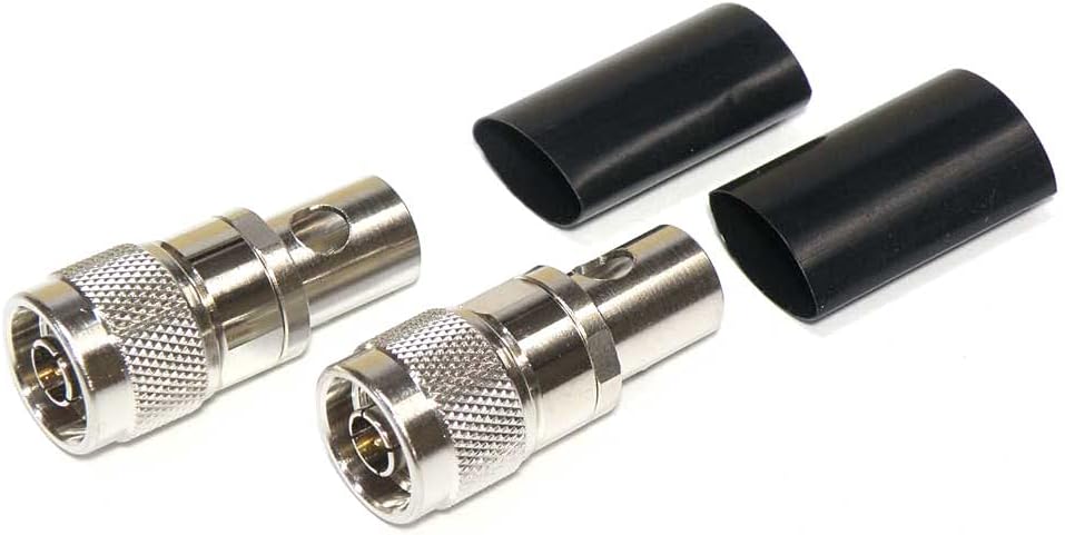 8D-2V 8D-FB用同軸コネクター NP-8X 2個セット クロムメッキ